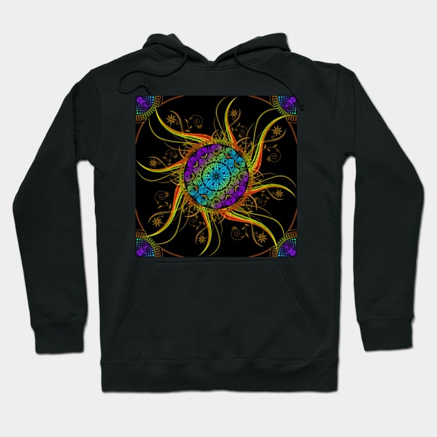 Colorful mandala Hoodie by ilhnklv